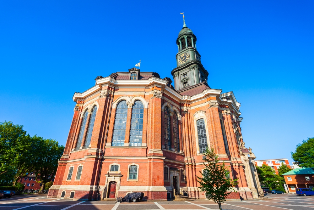 St. Michaelis je nejslavnější luteránský kostel v Hamburgu.