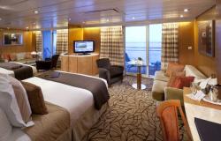 Celebrity Constellation - Celebrity Cruises - přepychový interiér v Suite kajutách