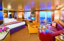 MS Noordam - Holland America Line - Interiér luxusní suite apartmánu na lodi 