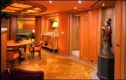 MS Oosterdam - Holland America Line - kouzelný interiér v luxusních apartmánech lodi