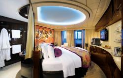 Norwegian Epic - Norwegian Cruise Lines - luxusní interiér kajuty na lodi