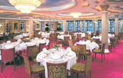 Norwegian Star - Norwegian Cruise Lines - dekorativní výzdoba interiéru restaurace na lodi